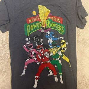 Mighty Morphin Power Rangers Graphic T-Shirt - Gray